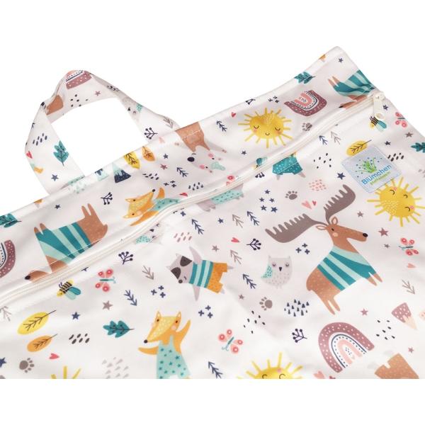 Blümchen wetbag XL (10 luiers) Vrolijke Eland