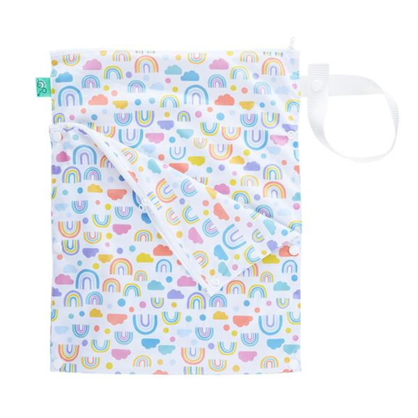 Tots Bots Wet & Dry Bag - Regenboog
