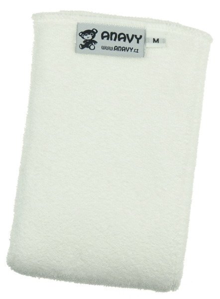 Bamboe Prefold Wit - Maat S: 30x35 cm