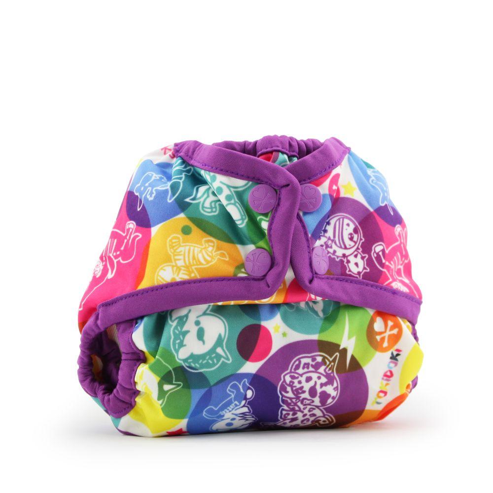 Rumparooz Overbroekje tokiCorno Orchid Newborn (2–7 kg) – Drukknoopjes