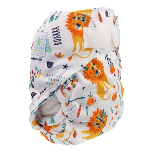 Blümchen Overbroekje Slaperige Leeuw Newborn (3–7 kg) – Klittenband