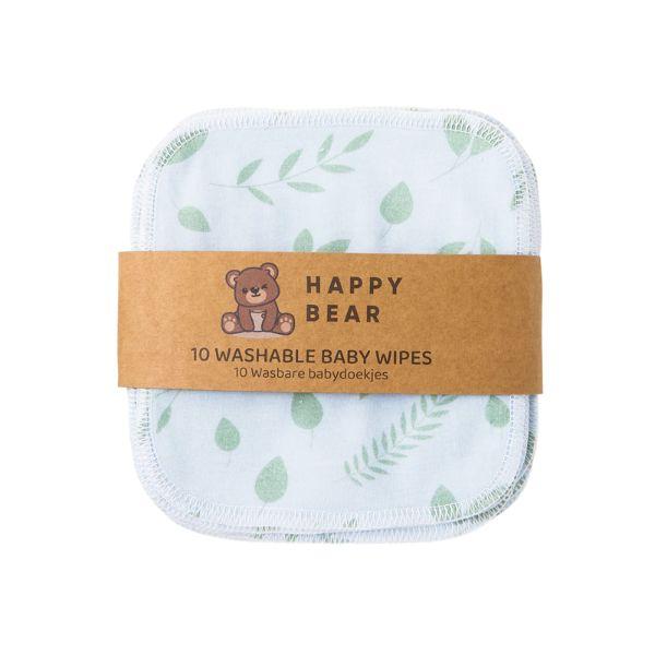 HappyBear Babydoekjes - Set van 10 - Botanical