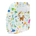 Blümchen Overbroekje Slimfit | One Size 4-15 kg | Klittenband | Zoo