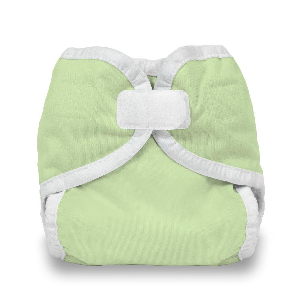 Thirsties Diaper Cover - Celery - NB (2-4.5 kilo), Klittenband