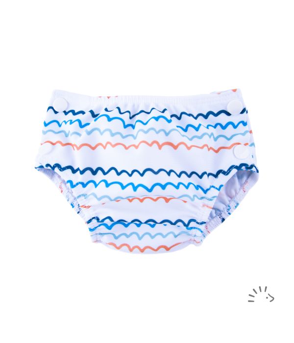 Popolini Zwemluier Waves - Maat L (8-15 kilo)