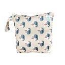 Blümchen wetbag met brede bodem - Cozy Elephant - Maat M (5 luiers) 