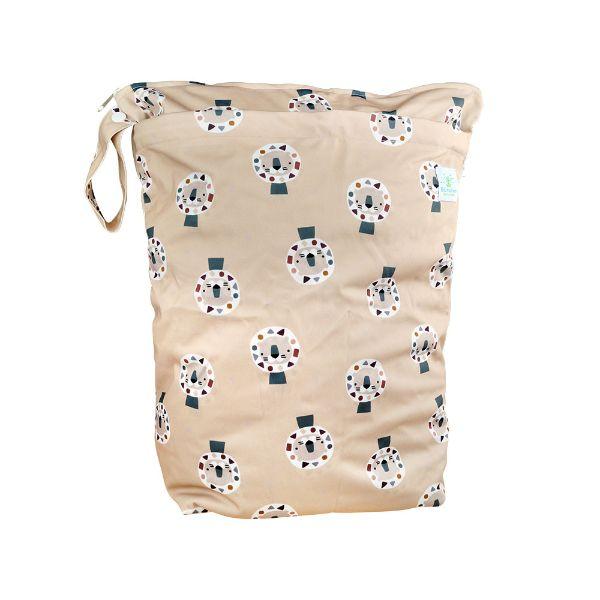 Blümchen wetbag met brede bodem - Cozy Lion - Maat L (10 luiers) 
