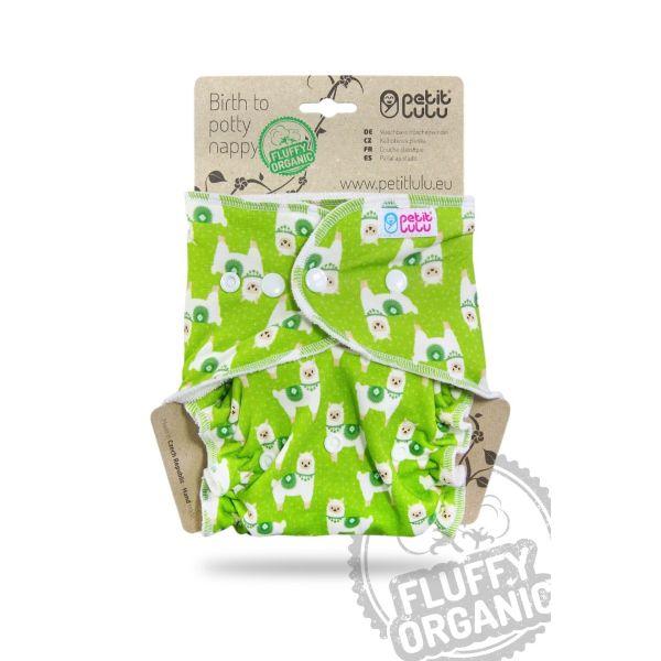 Petit Lulu Fluffy Organic Maxi Night - Alpacas