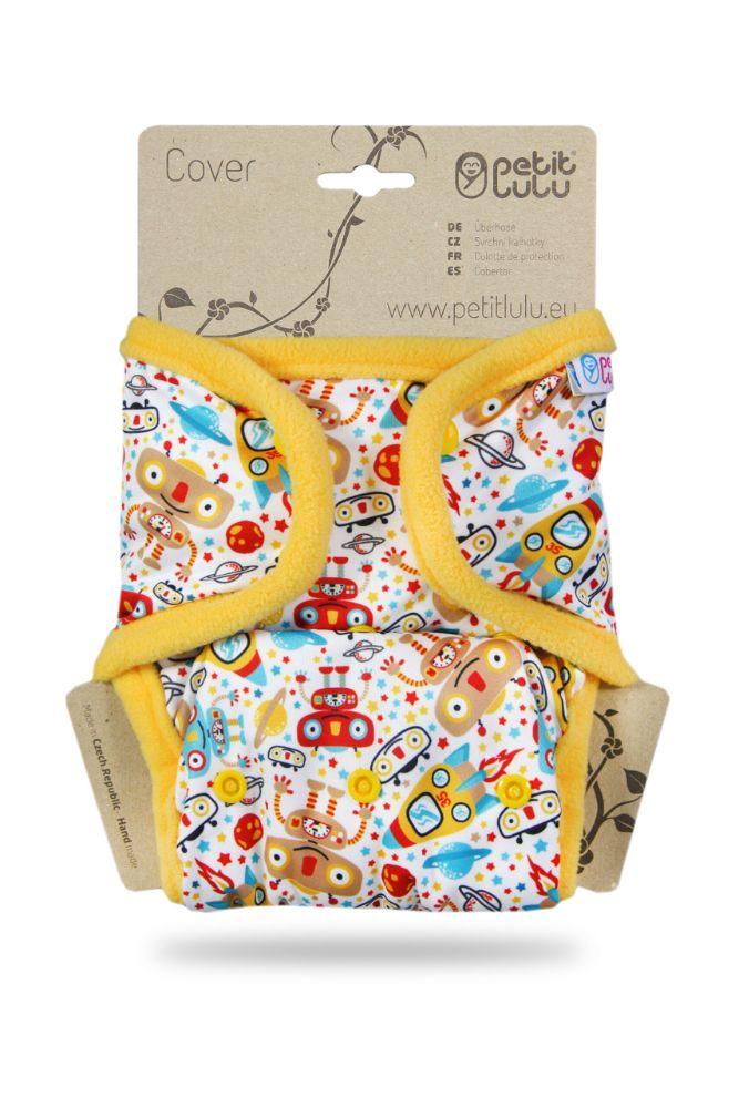 Petit Lulu Prefold Cover OneSize- Robots