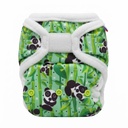Petit Lulu Prefold Cover OneSize- Panda Bears Klittenband