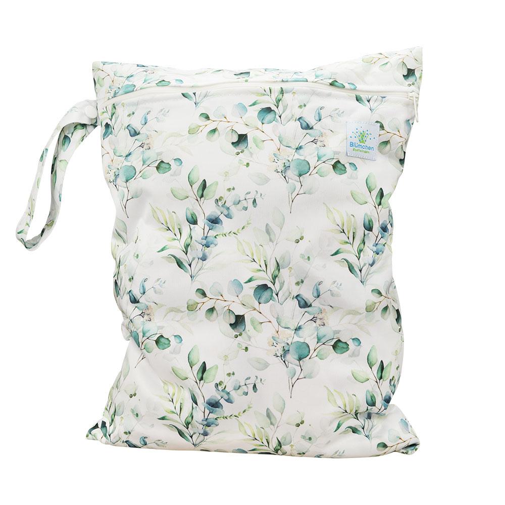 Blümchen wetbag (4 luiers) Floral weiss