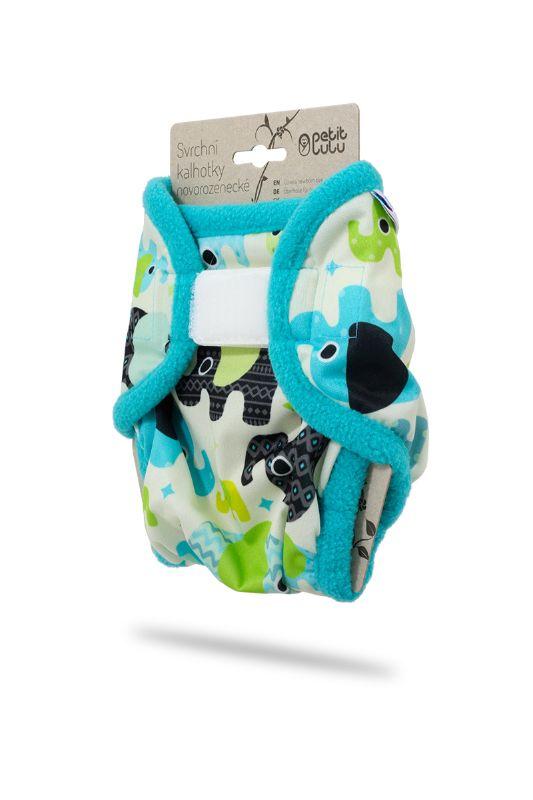 Petit Lulu Overbroekje Baby Olifant Blauw (Elephant) – Newborn