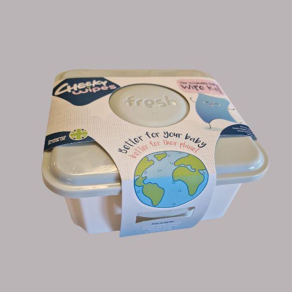 Cheeky Wipes Billendoekjes Mini-Kit Zilver – Witte doekjes