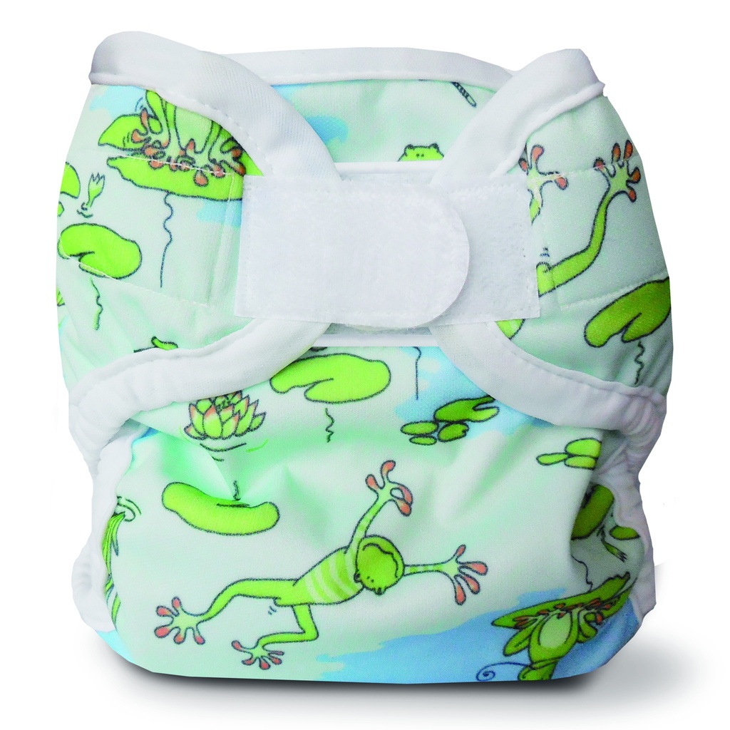 Bummis Super Whisper Wrap Froggy Pond- NB     