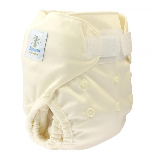 [BB-46189] Blümchen Overbroekje Ivoor Newborn (3–7 kg) – Klittenband