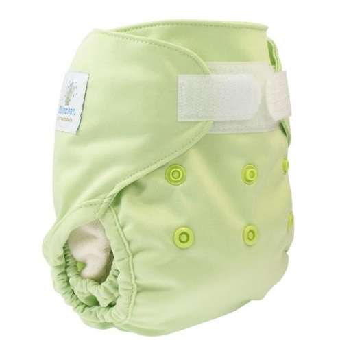 [BB-46119] Blümchen Overbroekje Groen Newborn (3–7 kg) – Klittenband