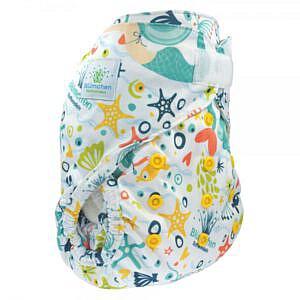 [BB-43877] Blümchen Alles-in-Twee luier - Blümchen Alles-in-Twee luier - ECO Shell Huisjes - OneSize (kopie)