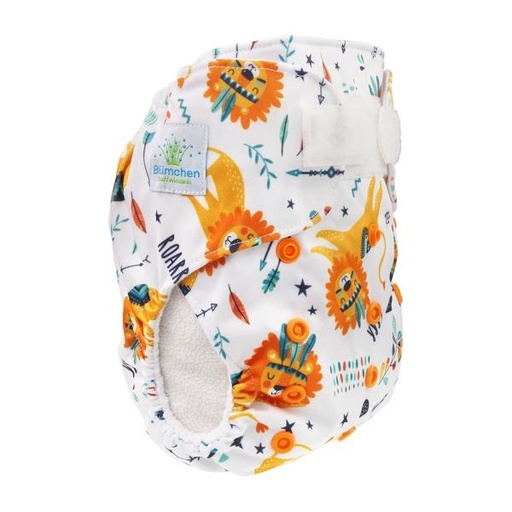 [BB-44450] Blümchen Pocketluier Slaperige Leeuw - Klittenband