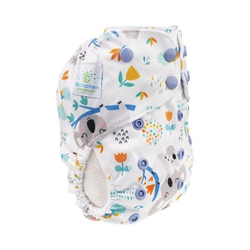 [BB-44437] Blümchen Pocketluier Lieve Koala - Drukknoopjes 