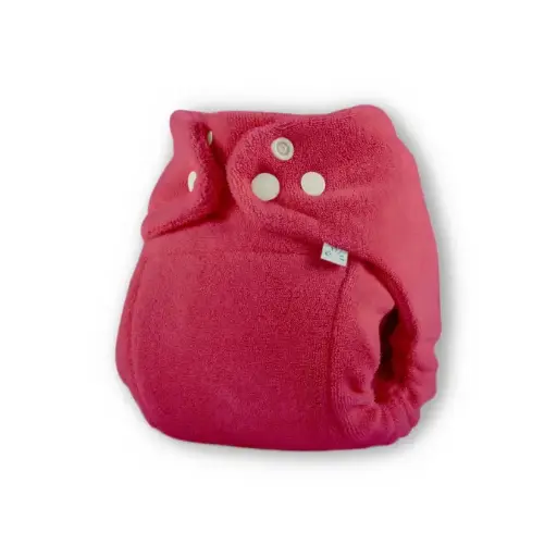 [BA-2026-00383] Popolini | MiniSnap | Maroon Red | Voorgevormde luier Newborn