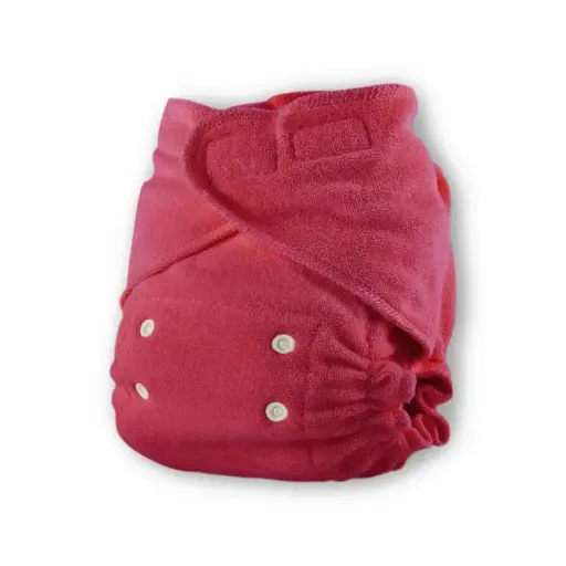 [BA-2026-00384] Popolini UltraFit Klittenband luier - UltraFit (4-15 kilo)| Maroon Red | Soft