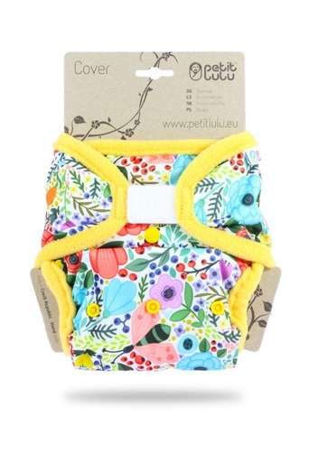 [BB-46538] Petit Lulu Overbroekje Bloementuin (Blooming Garden) OneSize Klittenband