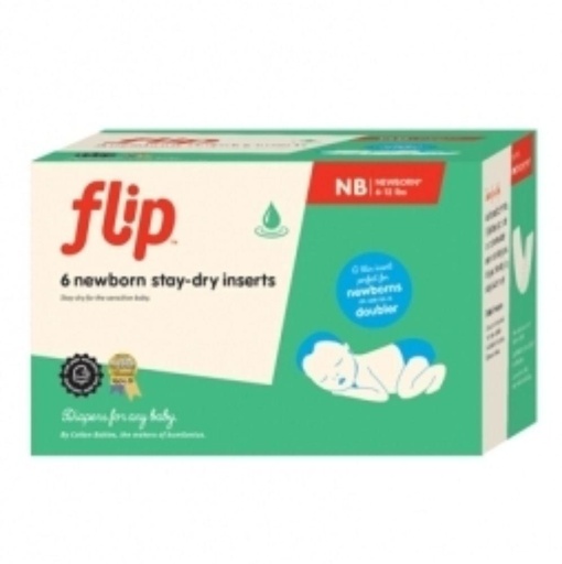 [BB-44049] Flip Stay Dry Insert Newborn| voor 3-6 kg | 6 stuks