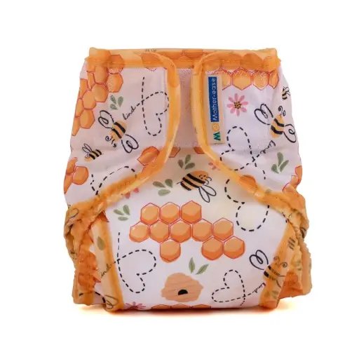 [BA-2026-00082] Mother-ease Rikki Wrap – Maat M | 4,5-9,1 kg | Bee Kind 