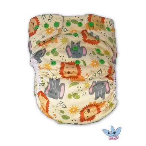 [BB-54968] Hu-Da SuperSoft overbroekje Safari - OneSize (4-15 kilo)