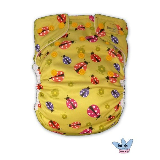 [BB-54974] Hu-Da SuperSoft overbroekje Lieveheersbeestje - OneSize (4-15 kilo)