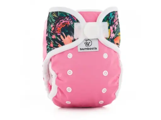[BA-2026-00103] Bamboolik Duo Wrap One size | Drukknoopjes| Flowers
