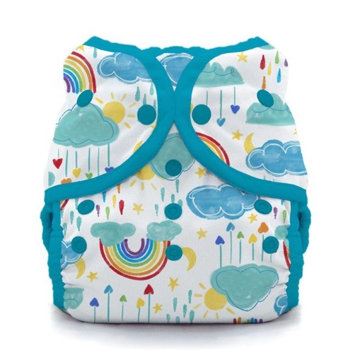 [BA-2026-00115] Thirsties Duo Wrap – Verstelbaar Overbroekje | maat 4 | 27-36 kg | Drukknoopjes | Rainbow (kopie)