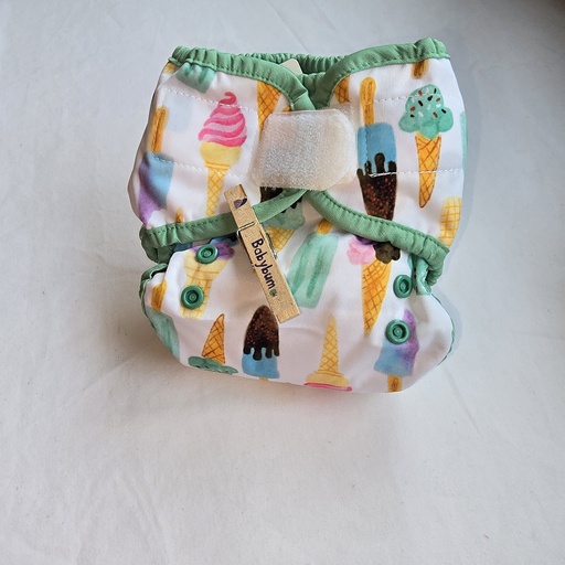 [BA-2026-00202] Thirsties Duo Wrap Overbroekje We All Scream maat 1 (3–8 kg) – Klittenband