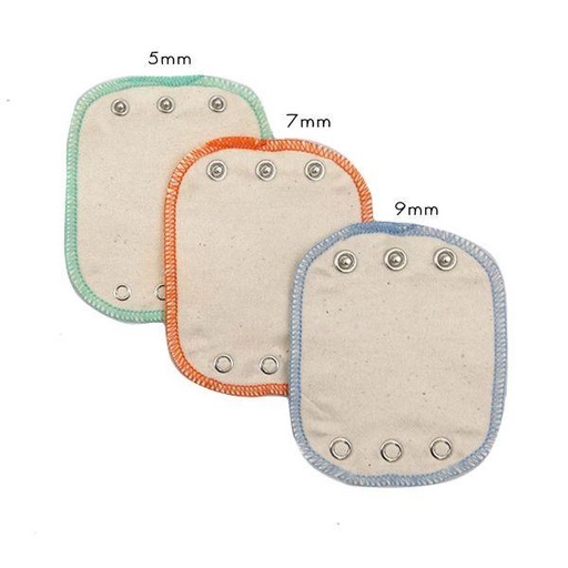 [BB-44659] Romperverlengers set van 3 | Groen, oranje lichtblauw