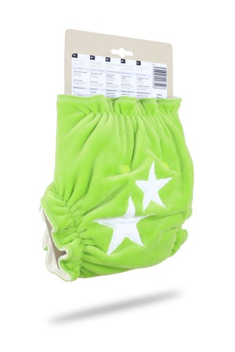 [BB-45000] Petit Lulu Maxi Night Nappy Groene Ster (Green Velvet Star)