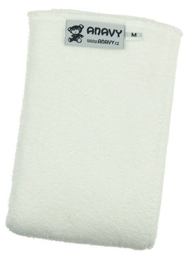 [BB-52836] Bamboe Prefold Wit - Maat S: 30x35 cm