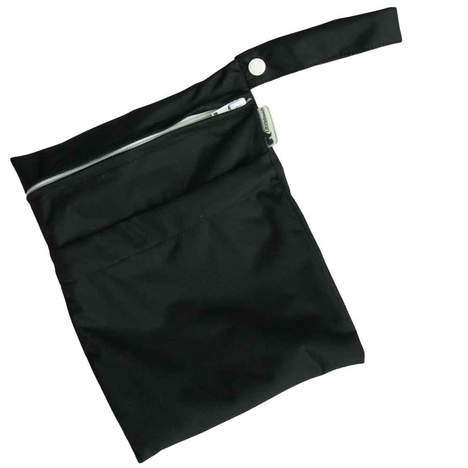 [BB-53116] Wetbag 2-vaks Medium Zwart - Little Lamb