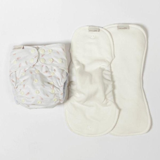 [BB-57781] Bare and Boho Wild One Bunny Tail - OneSize Soft Cover bamboe SIO compleet