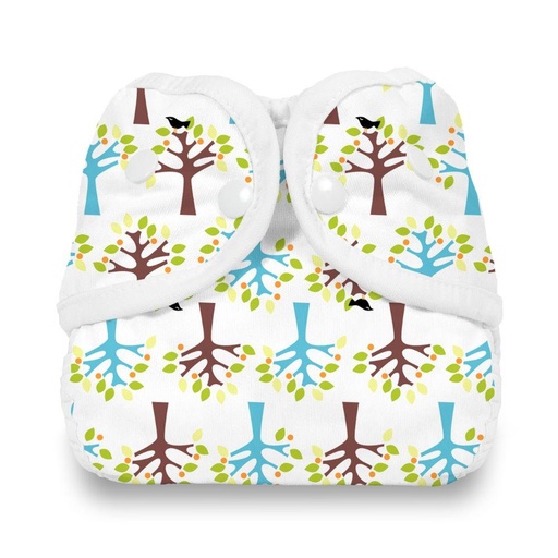 [BB-48128] Thirsties Diaper Cover Blackbird maat S (5,5–8 kg)