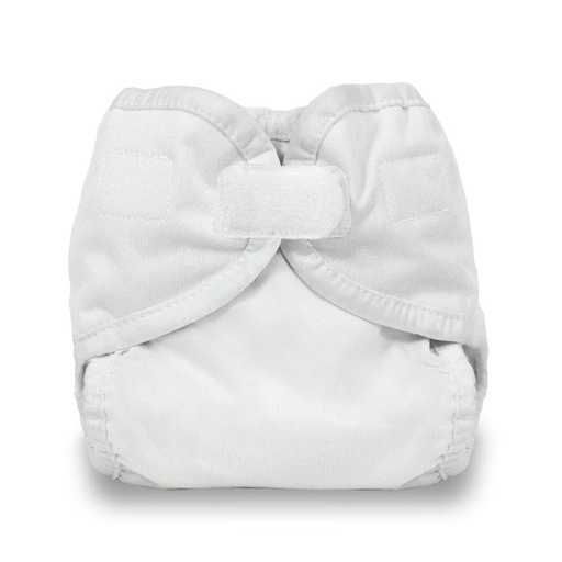 [BB-48132] Thirsties Diaper Cover - White - NB (2-4.5 kilo), Klittenband