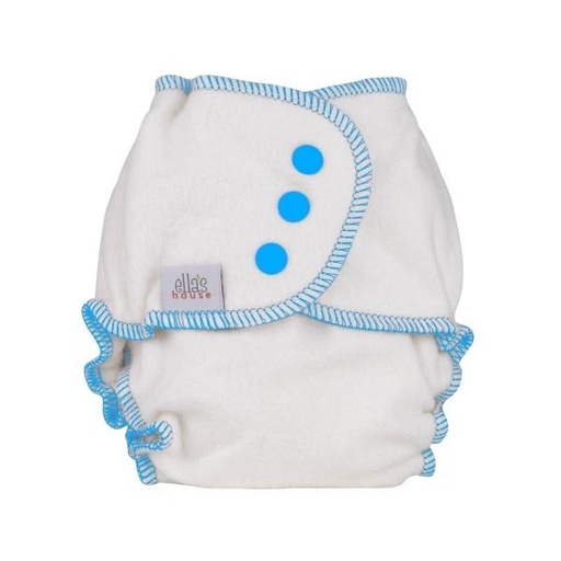 [BB-56313] Ella's House | Bum Slender | Maat S (4-8 kilo)| Blauw |Drukknoopjes