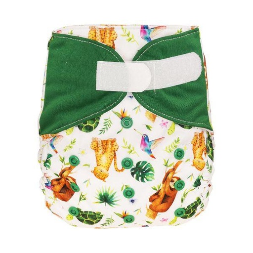 [BB-53656] Blümchen Overbroekje Luiaard OneSize (4–15 kg) – Klittenband