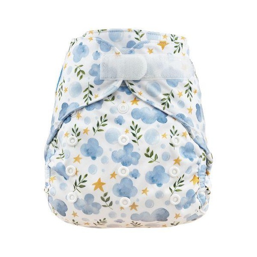 [BB-63578] Blümchen Overbroekje | One Size 4-15 kg | Klittenband | (kopie) (kopie)