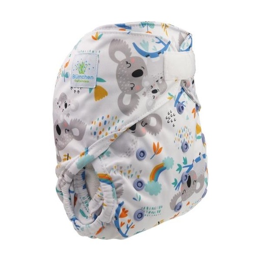 [BB-46140] Blümchen Overbroekje Lieve Koala OneSize (4–15 kg) – Klittenband