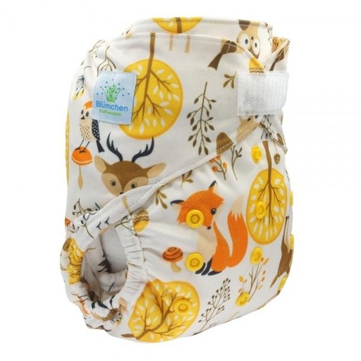 [BB-46090] Blümchen Overbroekje | One Size 4-15 kg | Klittenband | (kopie) (kopie)