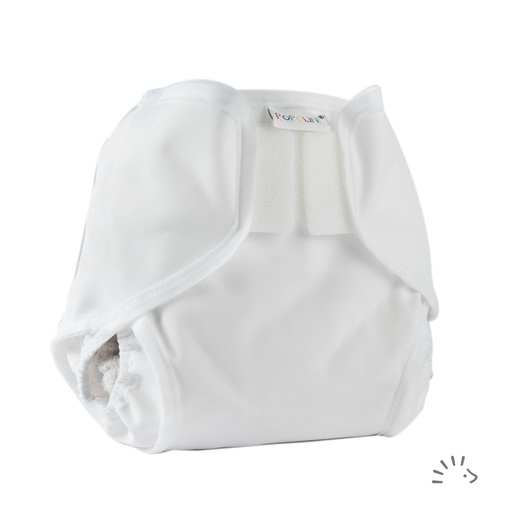 [BB-46698] Popolini PopoWrap Wit - Maat XL (14-20 kilo)