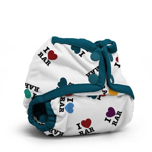 [BB-55829] Rumparooz Overbroekje I Love Rar | Newborn (2-7 kilo)| Drukknoopjes
