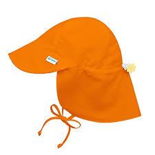 [BB-45663] iPlay Zonnepet met nekflap in Oranje maat 0-6 mnd